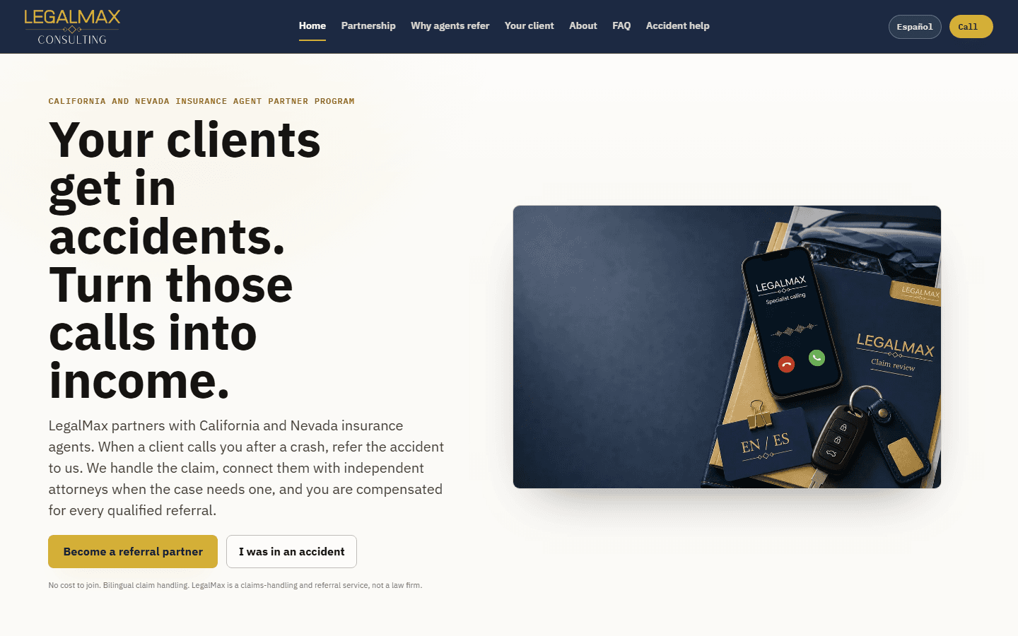 LegalMax Consulting - live website