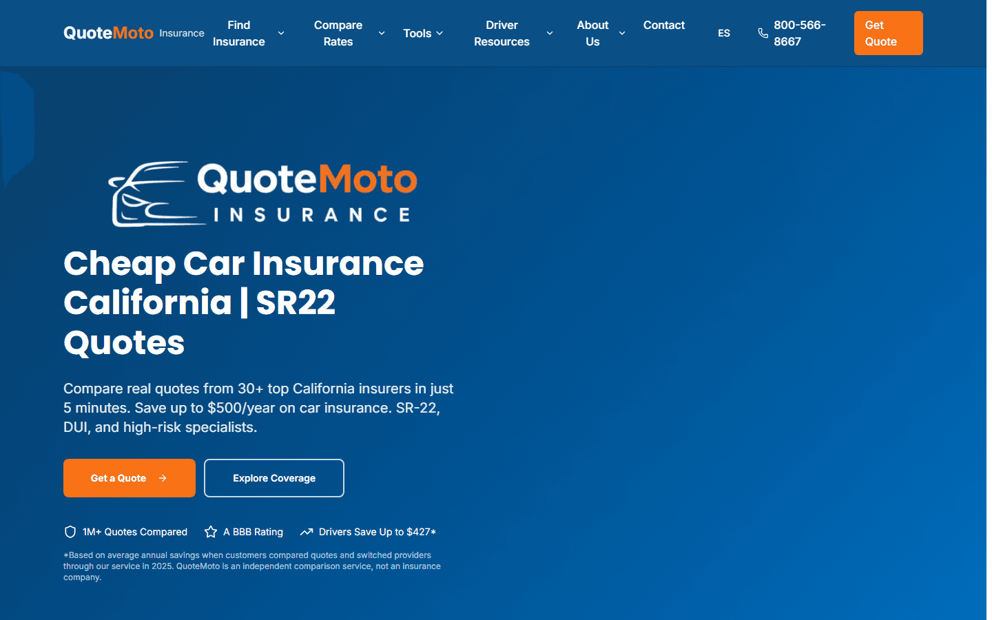 QuoteMoto - live website